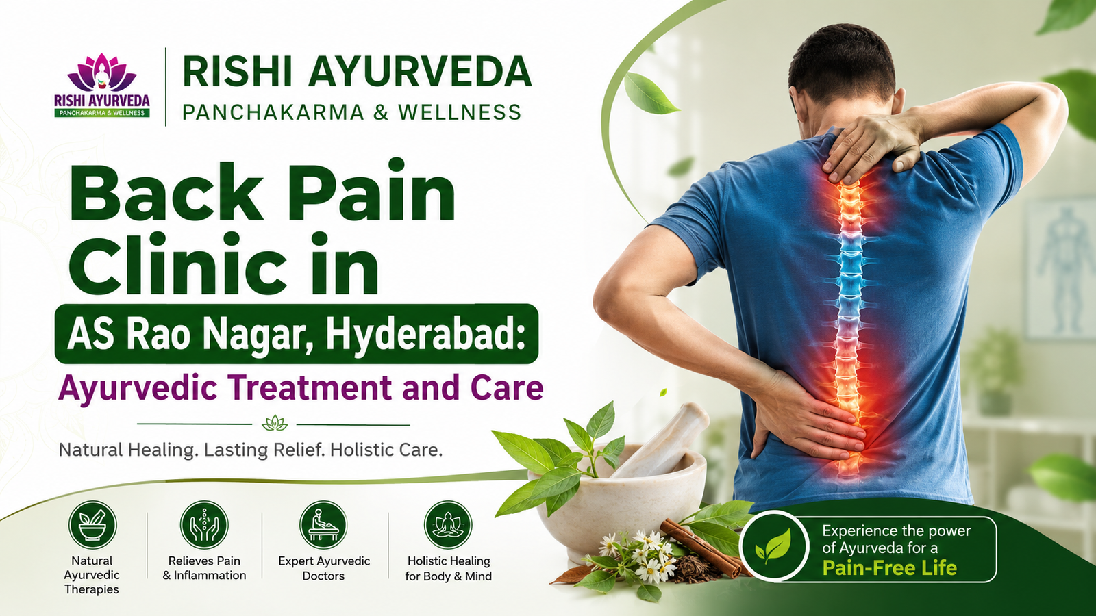 Back Pain Clinic in AS Rao Nagar, Hyderabad: Ayurvedic Treatment and Care